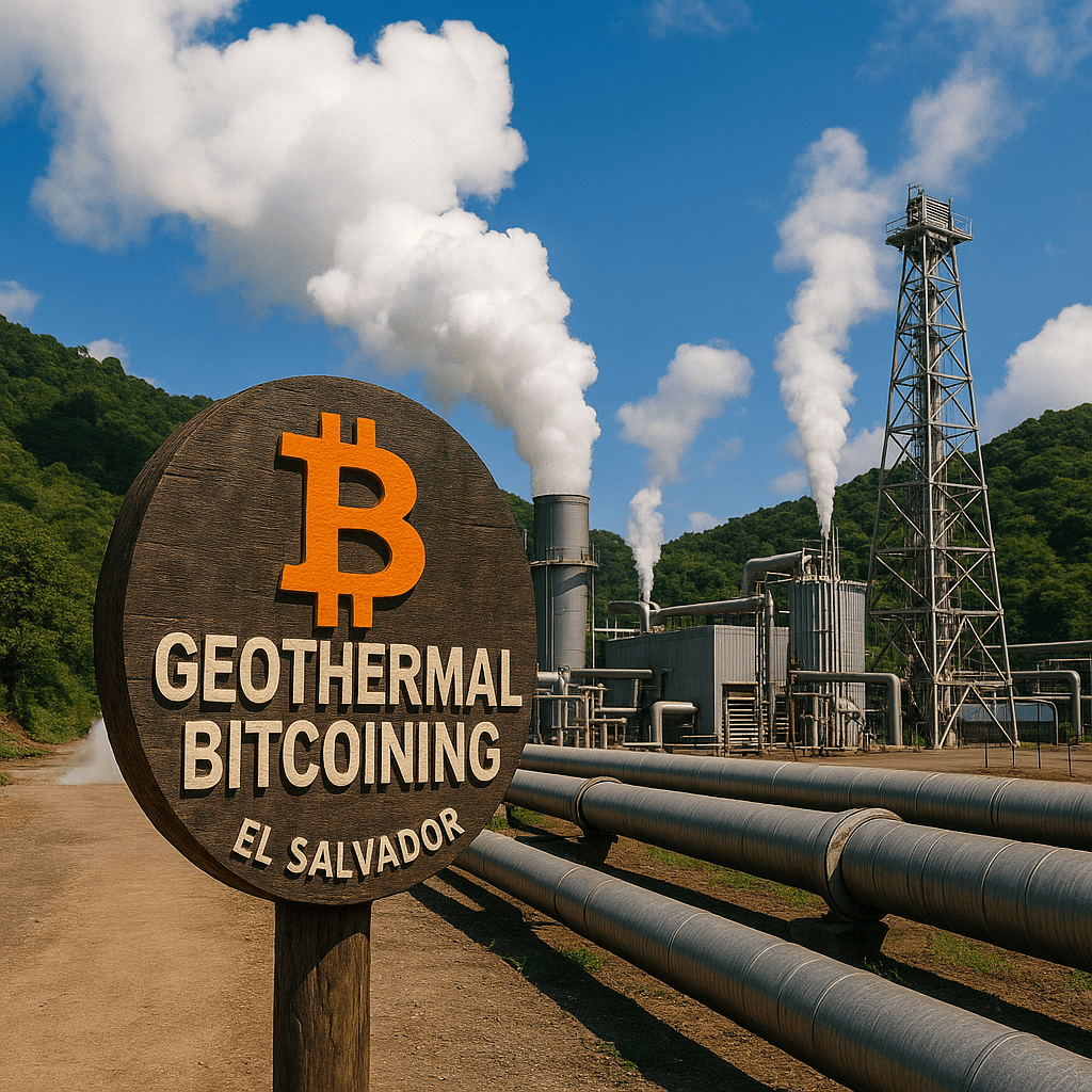 Geothermal Bitcoin Mining EL Salvador